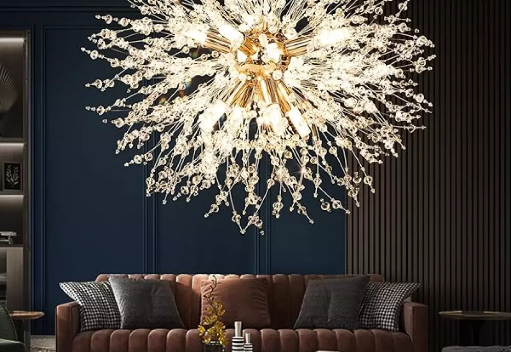 crystal flower chandelier