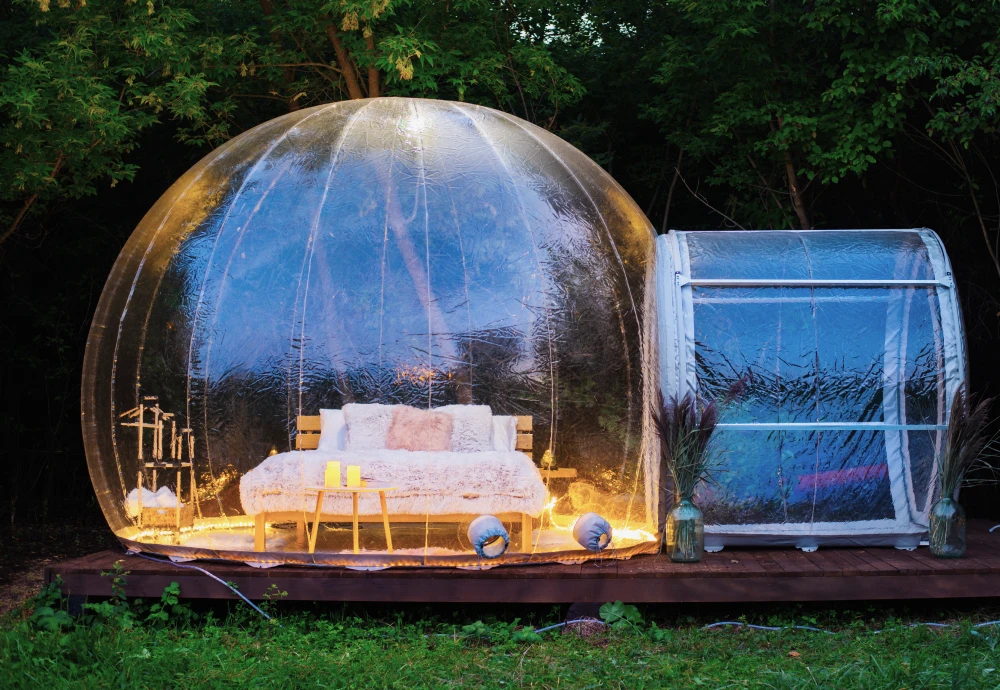 inflatable bubble tent house dome