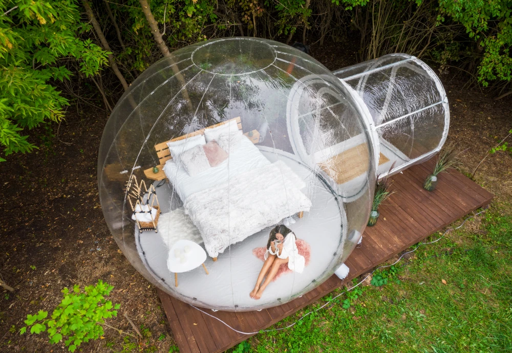 how do bubble tents work