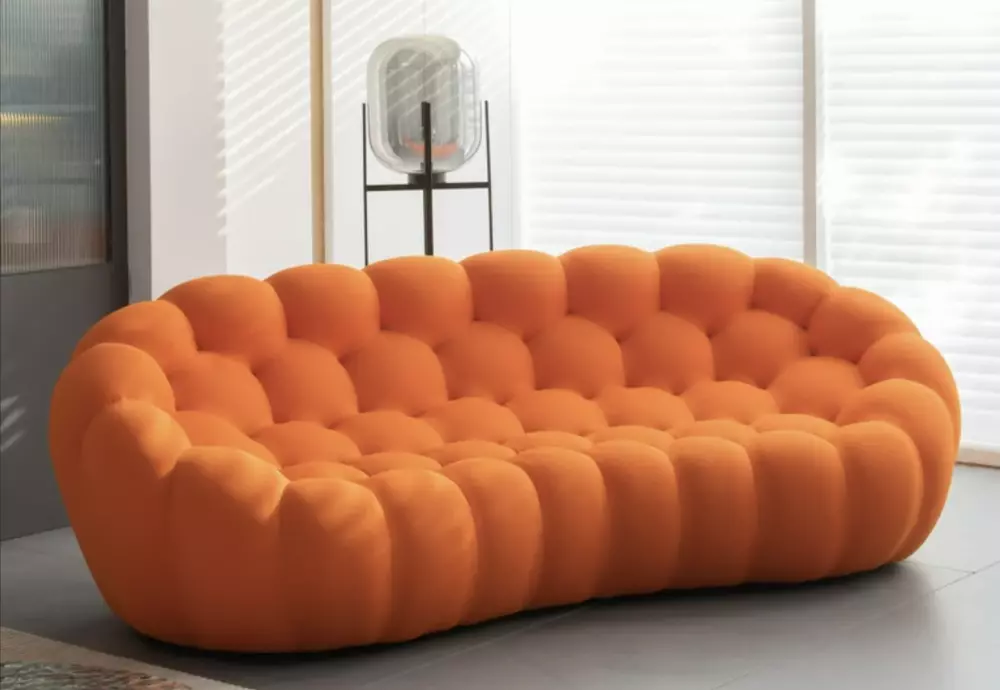 white bubble sofa